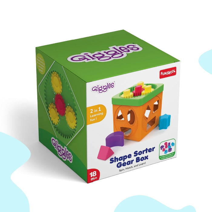 Funskool Giggles Shape Sorter Gear Box — Toycra - Main Image