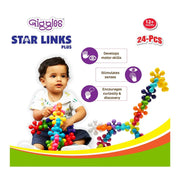 Funskool Giggles Star Links Plus - 24pcs