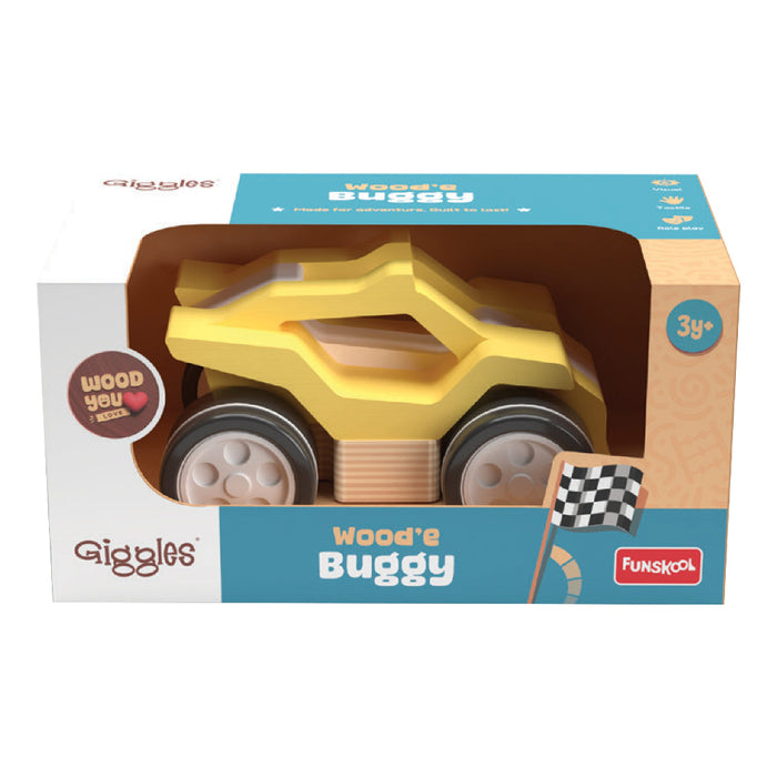 Funskool Giggles Wood’e Buggy-Vehicles-Funskool-Toycra