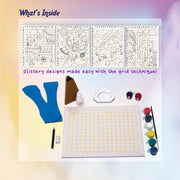 Funskool Handycrafts Canvas Art Glitter