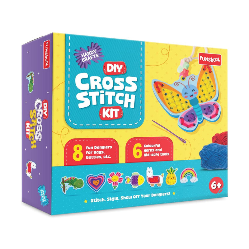 Funskool Handycrafts DIY Cross Stitch Kit
