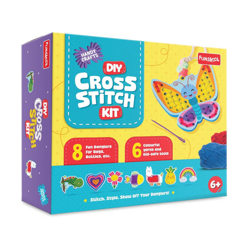 Funskool Handycrafts DIY Cross Stitch Kit-Arts & Crafts-Funskool-Toycra