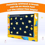 Funskool Handycrafts Finger Painting Glow in The Dark Space Explorer