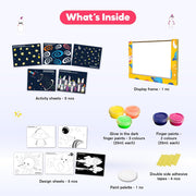 Funskool Handycrafts Finger Painting Glow in The Dark Space Explorer