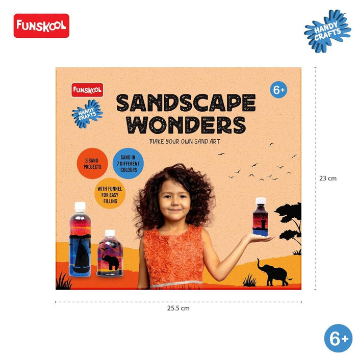 Funskool Handycrafts Sandscape Wonders-Arts & Crafts-Funskool-Toycra