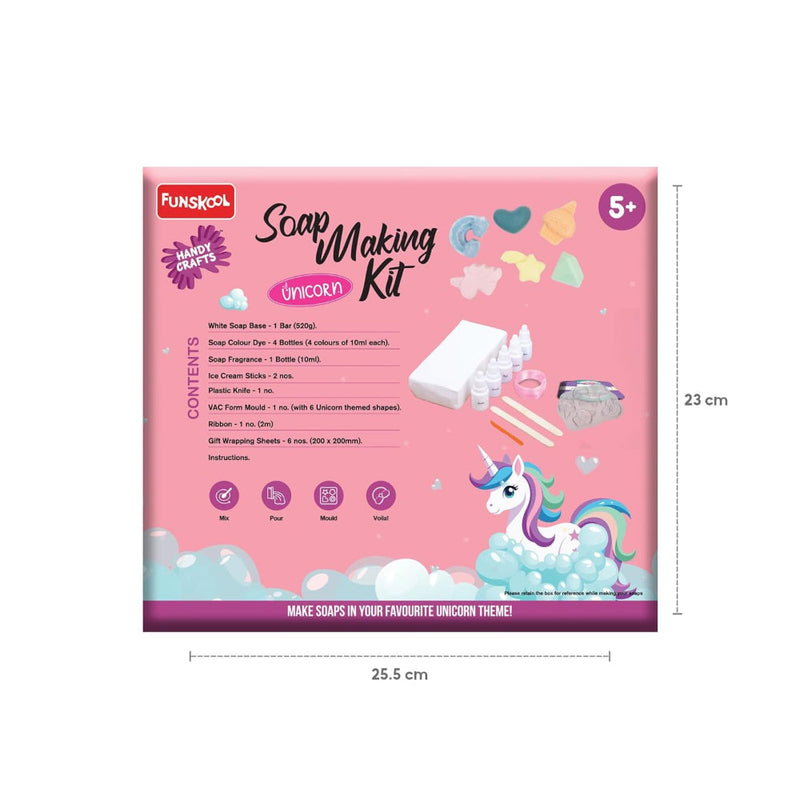 Funskool Handycrafts Soap Making Kit - Unicorn