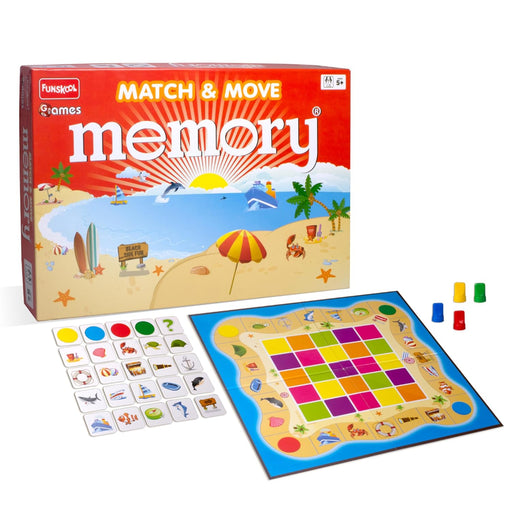 Funskool Match & Move Memory, Strategy Game, Card Game, Board Game for Kids-Board Games-Funskool-Toycra