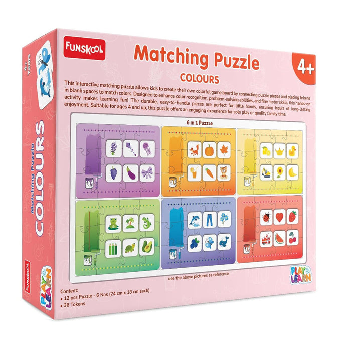 Funskool Matching Puzzle - Colours-Puzzles-Funskool-Toycra