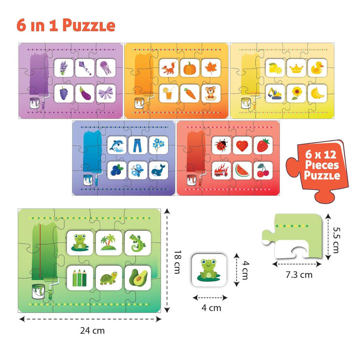 Funskool Matching Puzzle - Colours-Puzzles-Funskool-Toycra