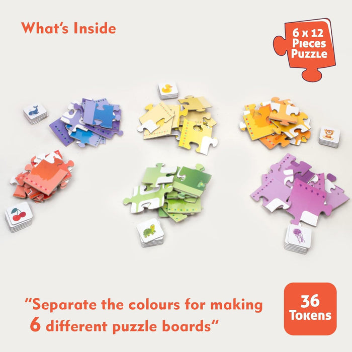 Funskool Matching Puzzle - Colours-Puzzles-Funskool-Toycra