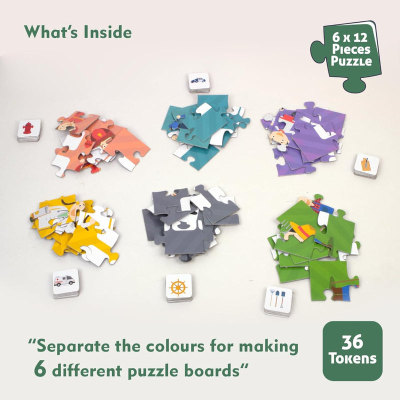 Funskool Matching Puzzle - Profession