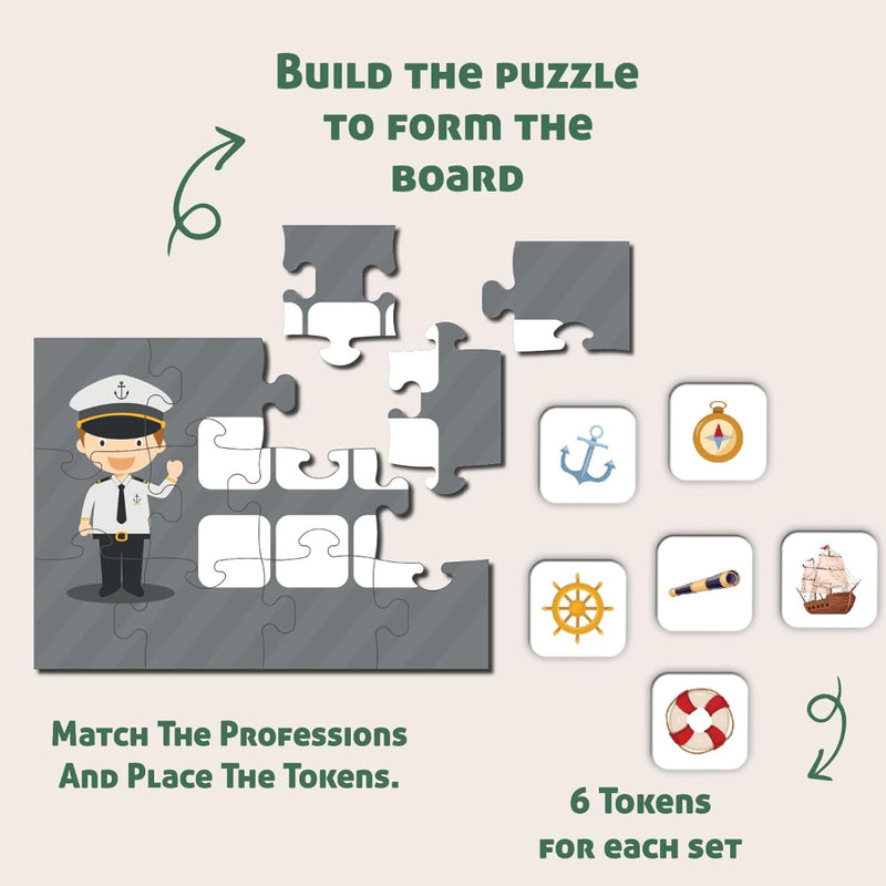 Funskool Matching Puzzle - Profession