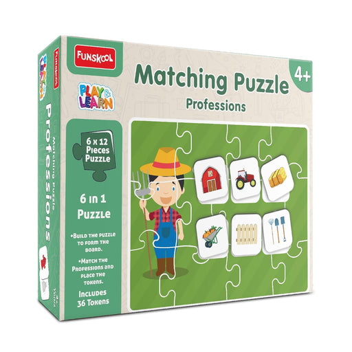 Funskool Matching Puzzle - Profession-Puzzles-Funskool-Toycra