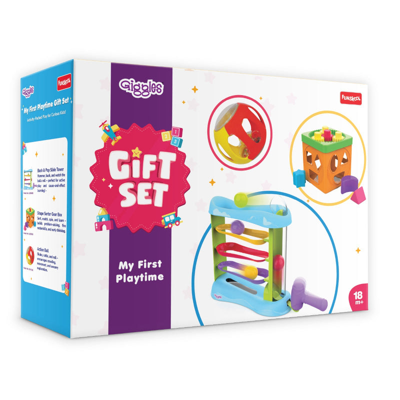 Funskool My First Playtime Gift Set, 3 in 1 Combo Set