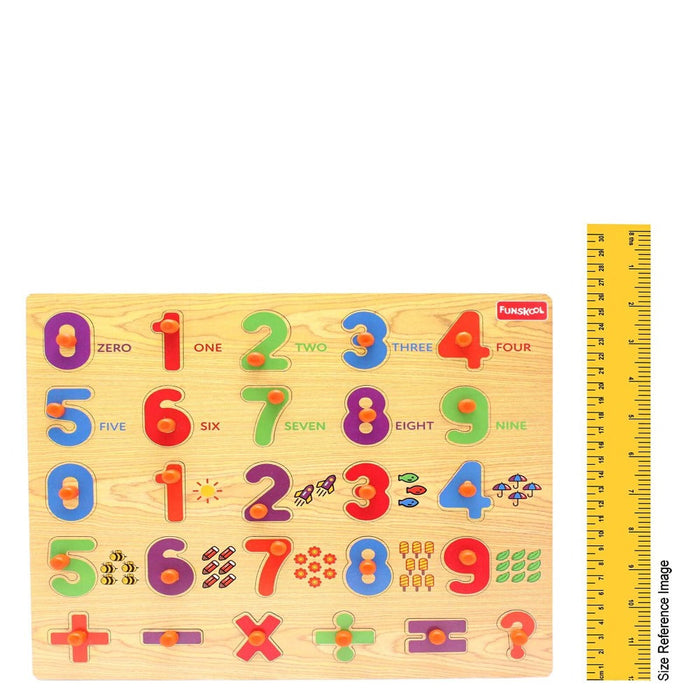 Funskool Number Wooden Puzzle-Learning & Education-Funskool-Toycra