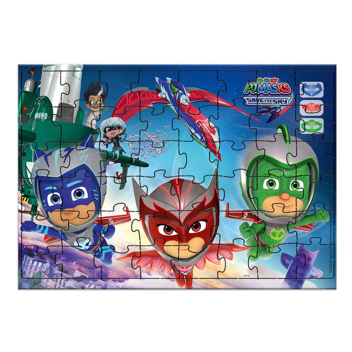Funskool PJ Maks Save The Sky Giant Floor Puzzle-Puzzles-Fanskool-Toycra