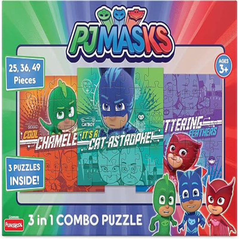 Funskool PJ Masks 3In1 Combo Puzzle