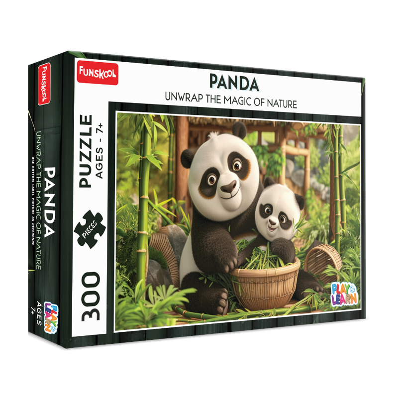 Funskool Panda Unwrap The Magic Of Nature Puzzles (300 Pieces)