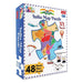 Funskool Play & Learn-India Map Large Size 48 Pieces Puzzle-Kids Games-Funskool-Toycra