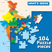 Funskool Play & Learn India Map