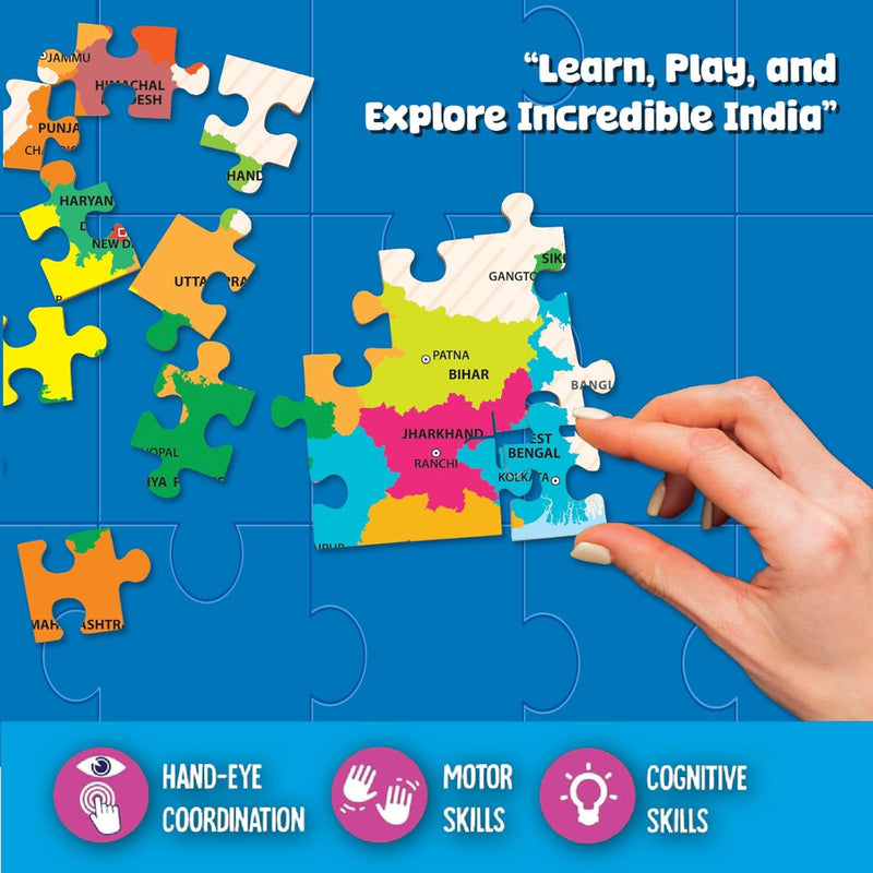Funskool Play & Learn India Map