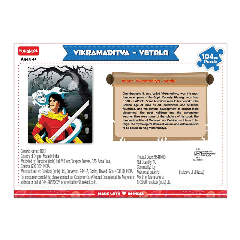 Funskool Play & Learn Vikramaditya Vetala 104 Pieces Puzzle