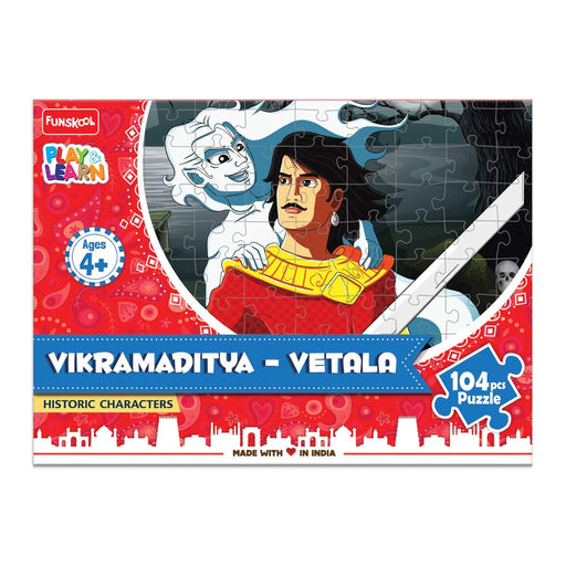 Funskool Play & Learn Vikramaditya Vetala 104 Pieces Puzzle-Puzzles-Fanskool-Toycra