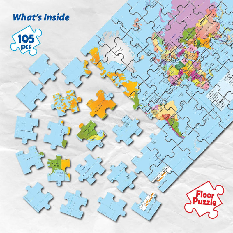 Funskool Play & Learn World Map Puzzles