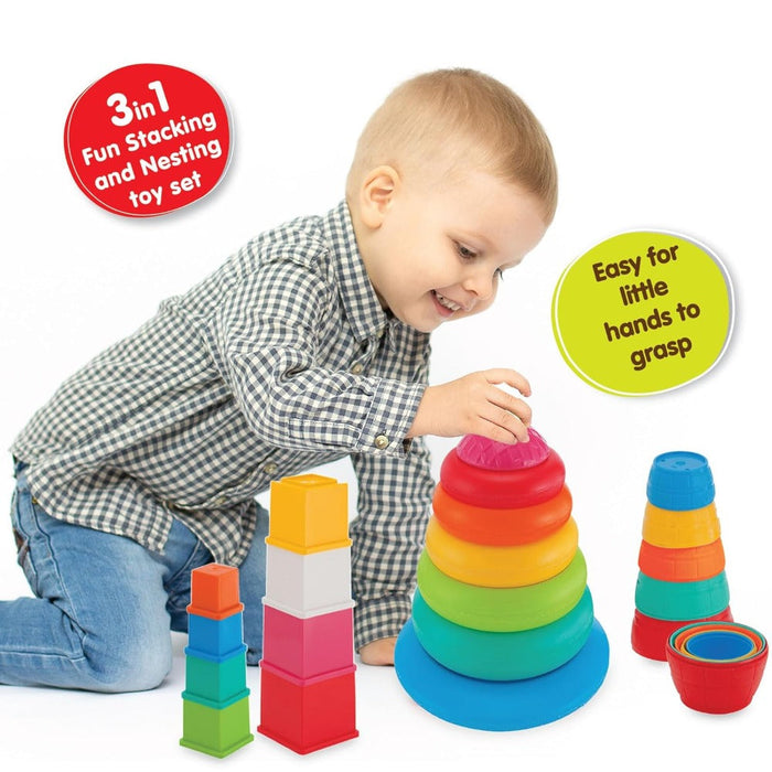 Funskool Stack N Nest Toy — Toycra