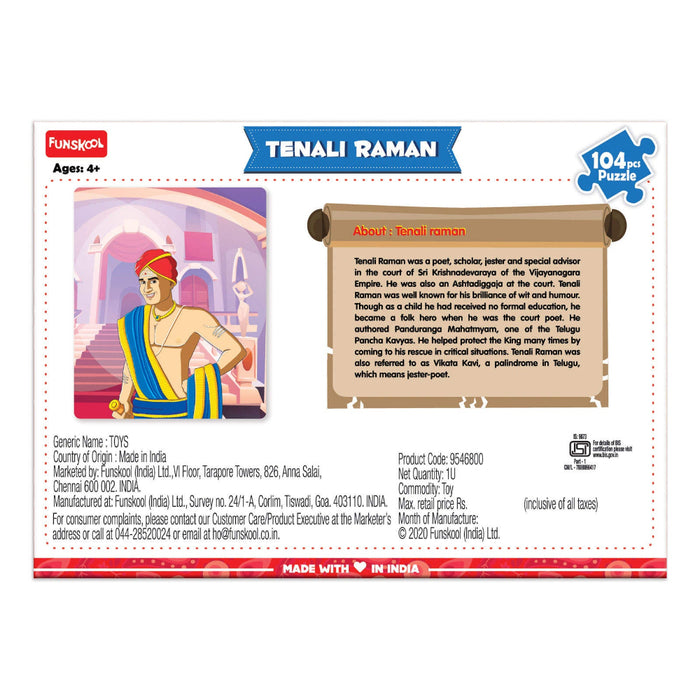 Funskool Tenali Raman Puzzle-Puzzles-Fanskool-Toycra