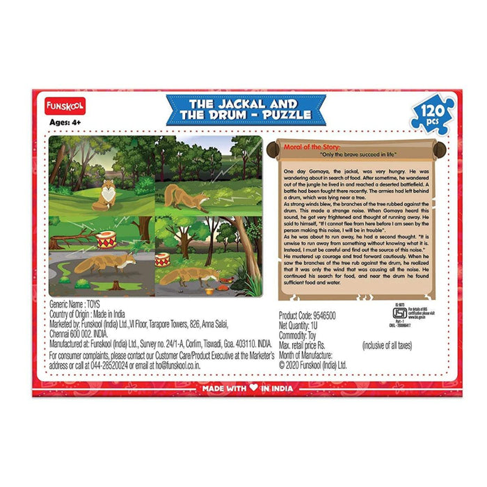 Funskool Traditional Indian Story Series - The Jackal And The Drum Puzzle-Puzzles-Funskool-Toycra