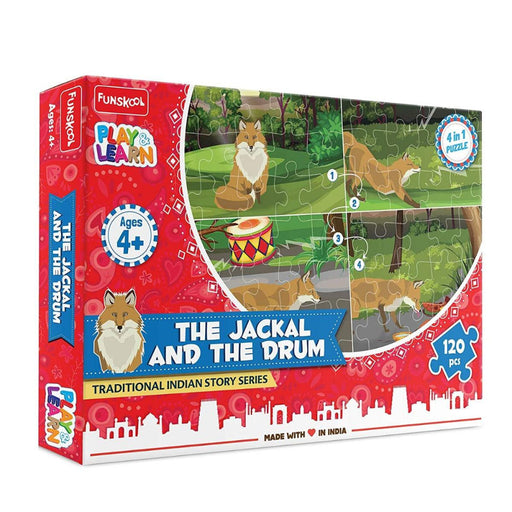 Funskool Traditional Indian Story Series - The Jackal And The Drum Puzzle-Puzzles-Funskool-Toycra