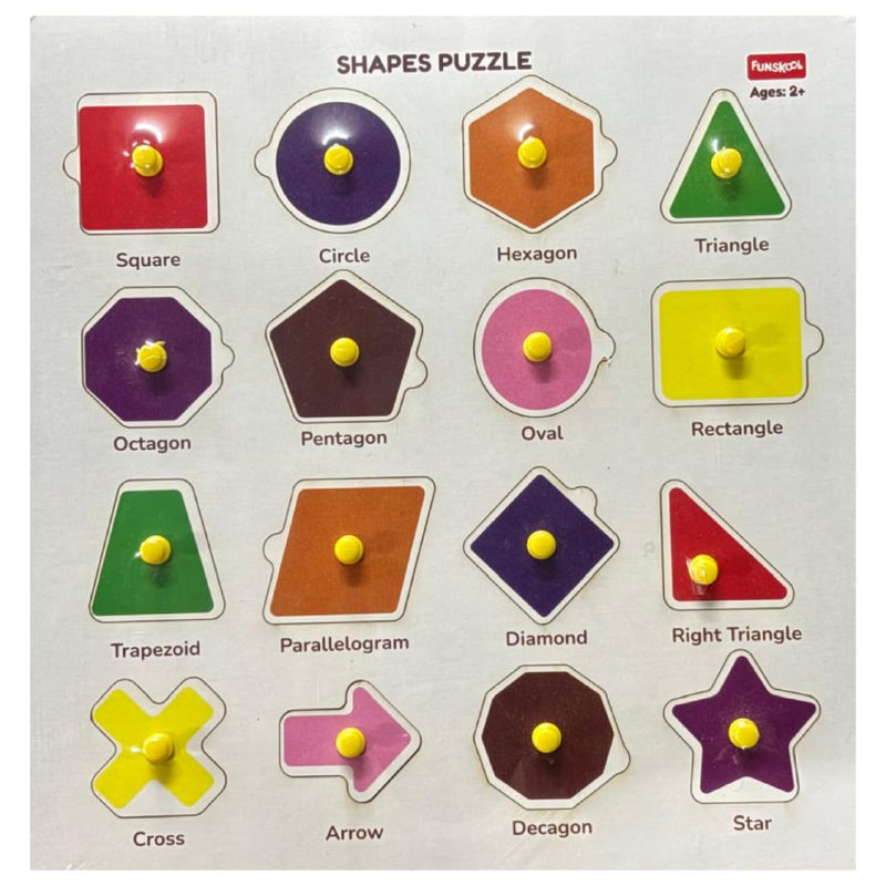 Funskool Wooden Shapes Puzzle