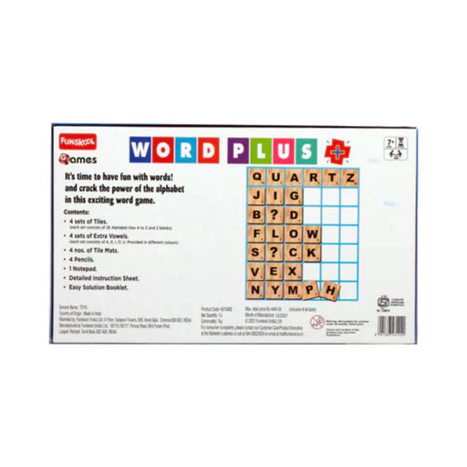 Funskool Word Plus Game-Board Games-Funskool-Toycra