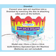 Funvention DIY Spin Art Machine & Drawbot Paint Craft Kit