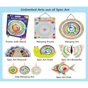 Funvention DIY Spin Art Machine & Drawbot Paint Craft Kit