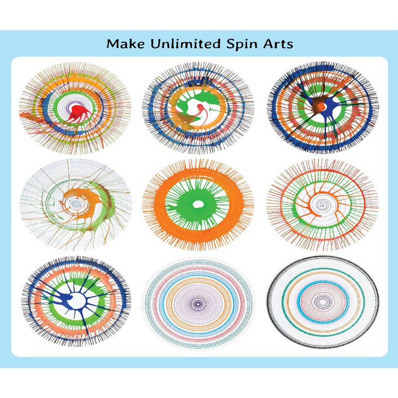 Funvention DIY Spin Art Machine & Drawbot Paint Craft Kit