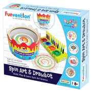 Funvention DIY Spin Art Machine & Drawbot Paint Craft Kit