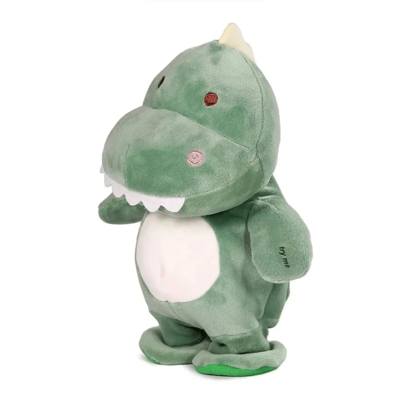 Fuzzbuzz Pugs At Play Max the Dino | Talk-Back Walk N Talk Dinosaur Toy
