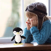 Fuzzbuzz Pugs At Play Skipper the Penguin | Interactive Walk N Talk Plush Toy