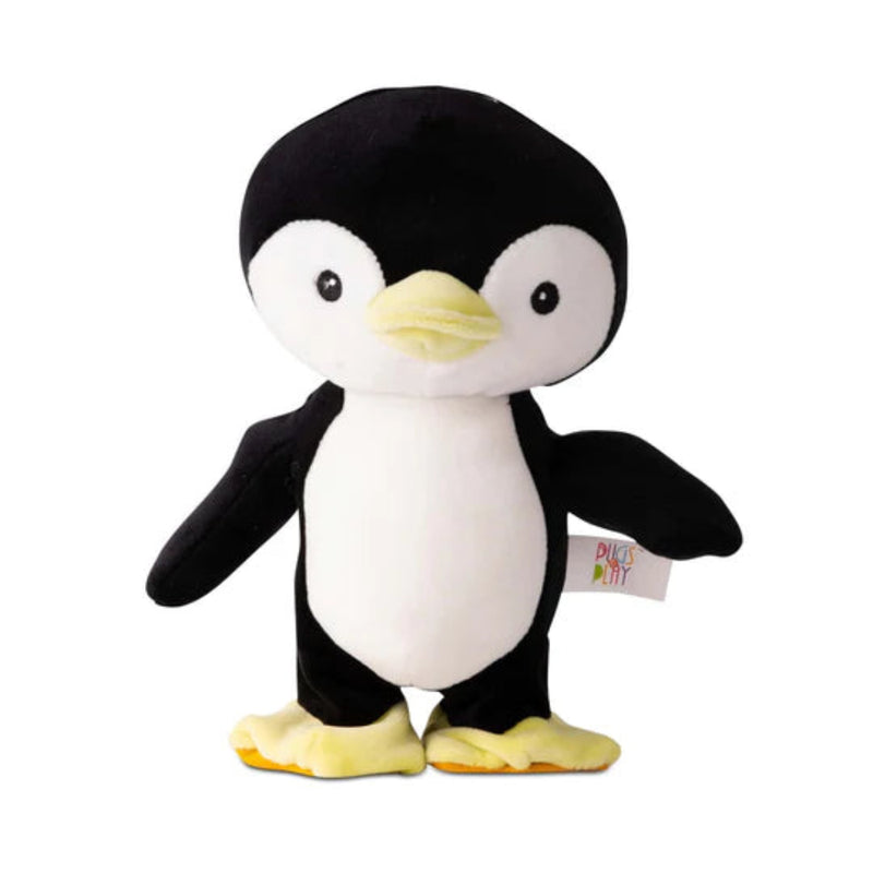 Fuzzbuzz Pugs At Play Skipper the Penguin | Interactive Walk N Talk Plush Toy