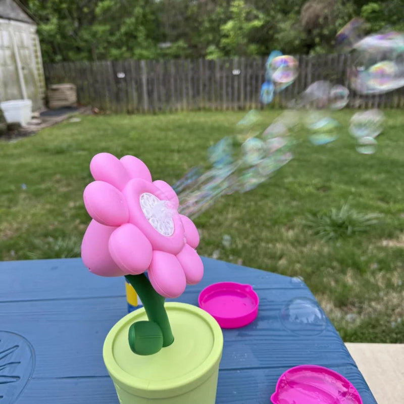Bloomingo Sunny Pop Musical Sunflower Bubble Blower