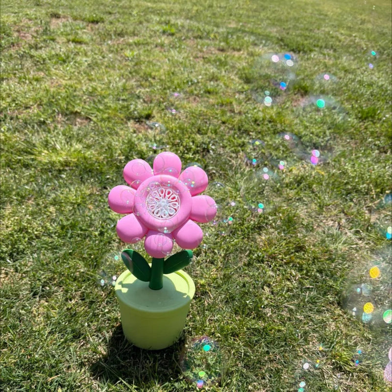 Bloomingo Sunny Pop Musical Sunflower Bubble Blower