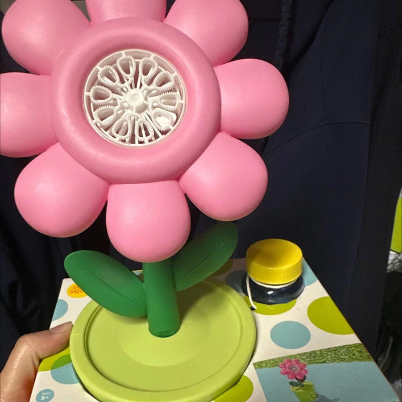 Bloomingo Sunny Pop Musical Sunflower Bubble Blower