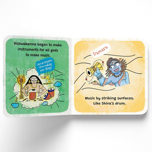 Gana-Bajana Music Of Hindu Gods Board Book (Age : 2 to 5 Years)