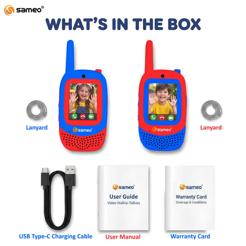 Sameo Video Walkie Talkies For Kids