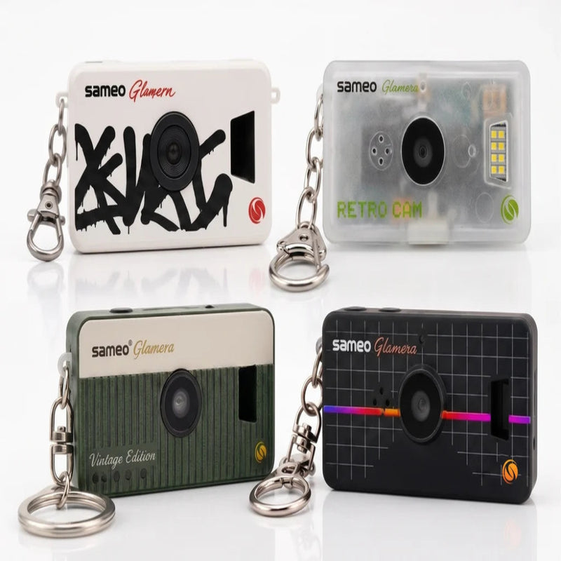 Sameo Glamera Blind Box Keychain Mini Digital Camera, 1pc