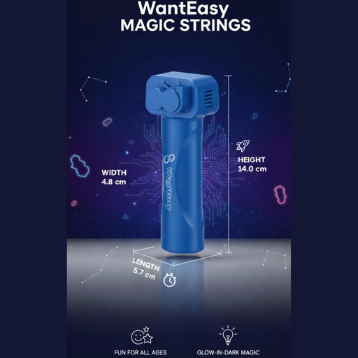 Genie's Toy Bus Magic Strings Rechargeable Flying Rope Launcher Toy
