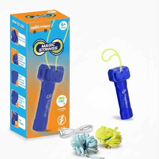 Genie's Toy Bus Magic Strings Rechargeable Flying Rope Launcher Toy