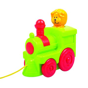 Giggles 2 In 1 Colourful Animal Pull Along Toy Train